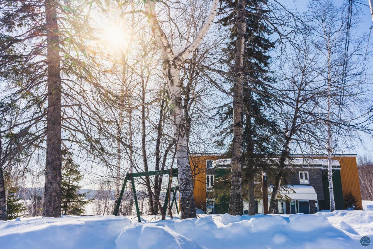 Auberge Eva Lac-Bouchette Bagian luar foto